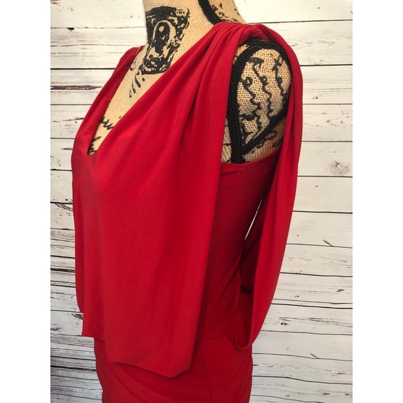 B Darlin Sexy Red Dress Size 3/4 - Picture 2 of 5